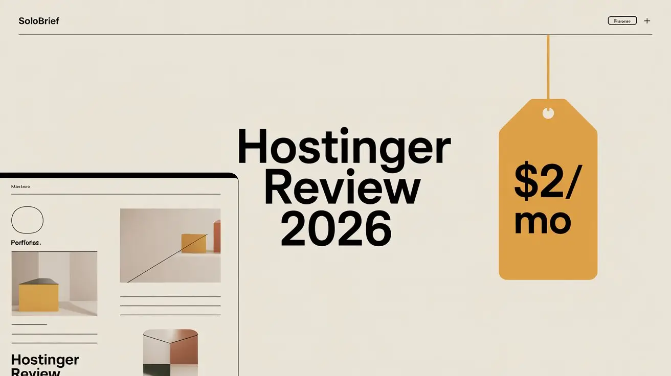 Hostinger review for freelancers 2026, cheapest web hosting for portfolio sites